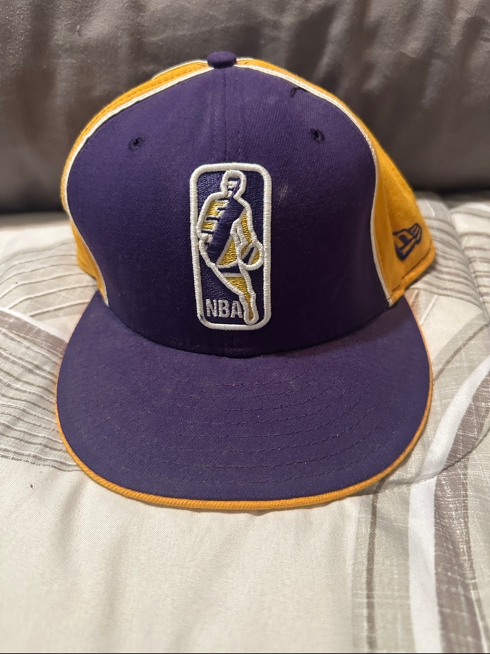 New Era Purple and Gold NBA Fitted Cap